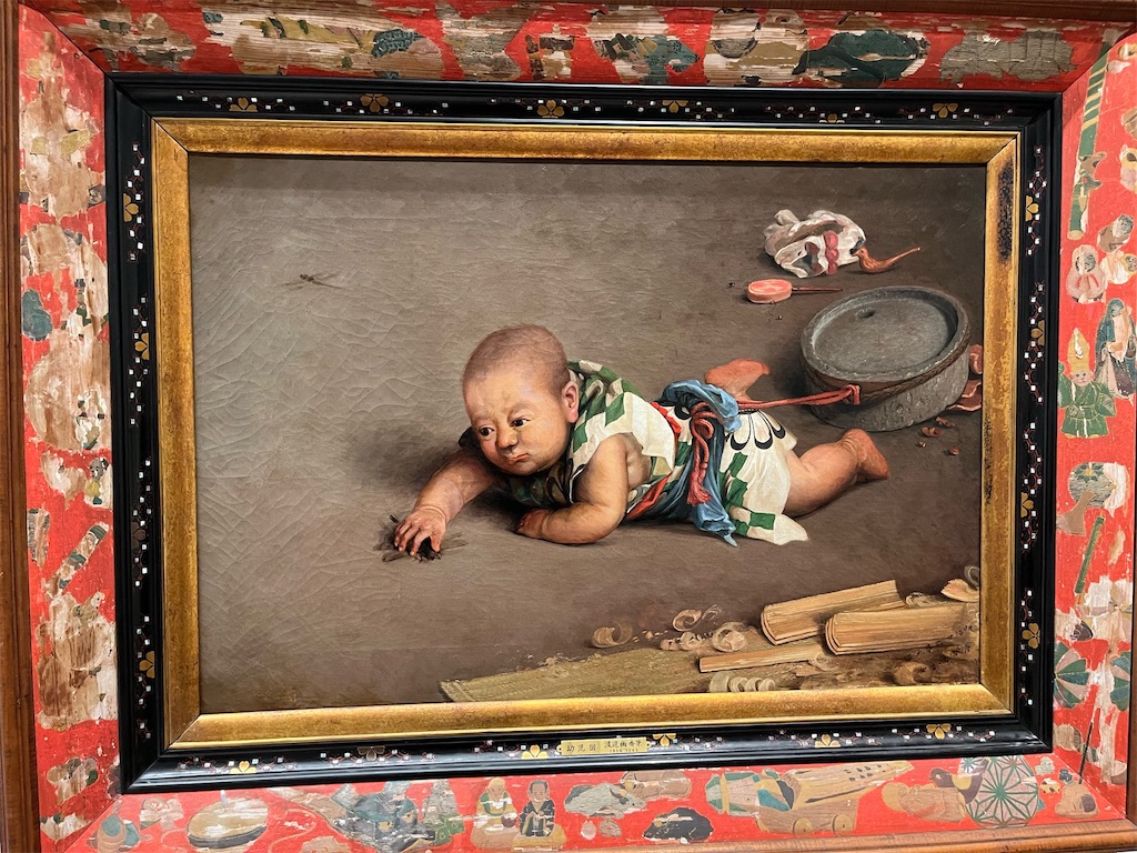 渡辺幽香《幼児図》1893年