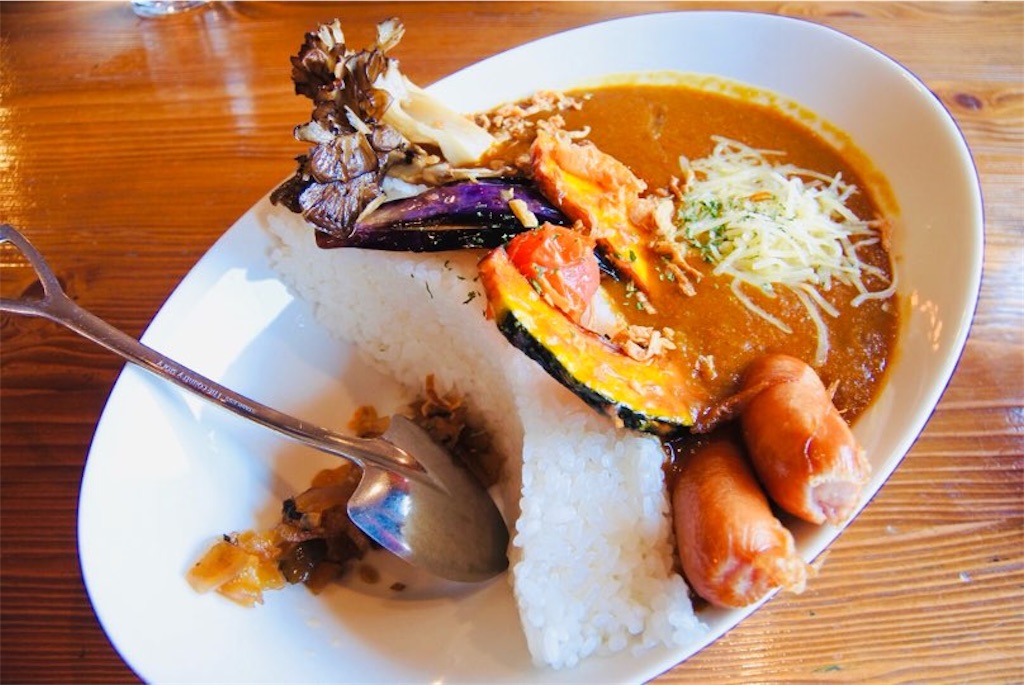諏訪峡のダムカレー