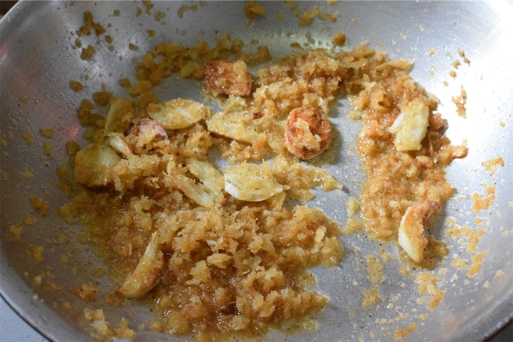 パン粉（モリーカ）と大葉のパスタのレシピ