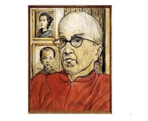 藤田嗣治《自画像》〜自己という異端の俯瞰、未来に向けた光 - アート