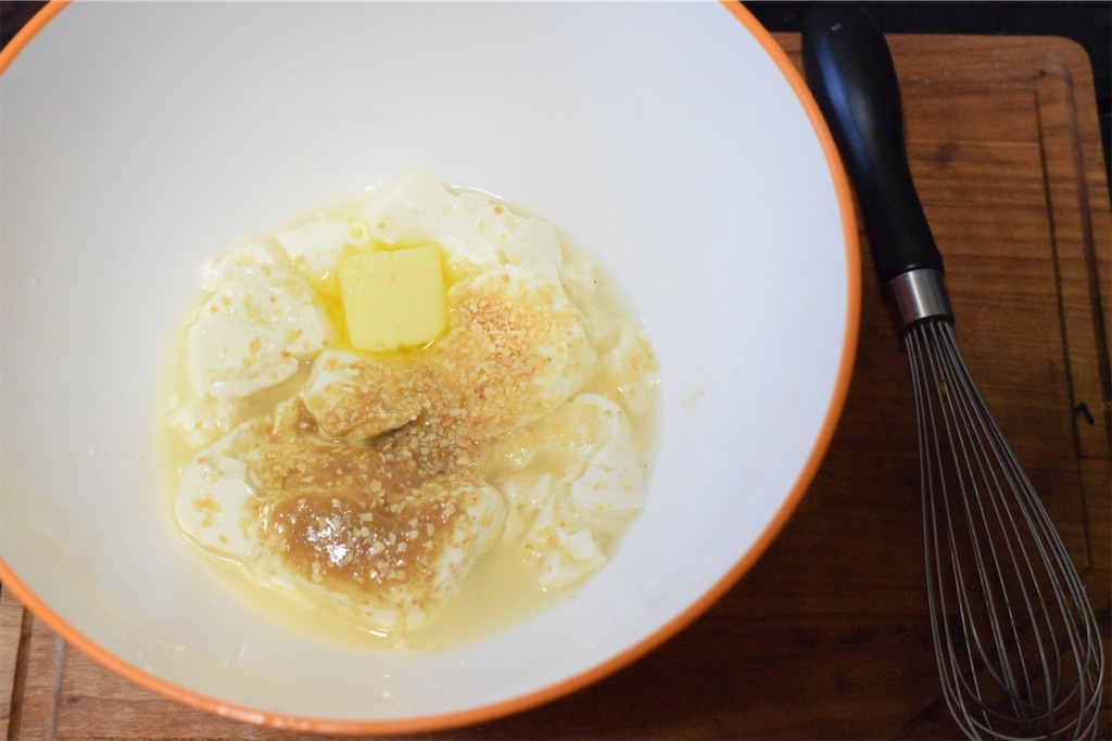 虚無クリームパスタ（豆腐）のレシピ