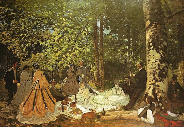 クロード・モネ《草上の昼食》1866年