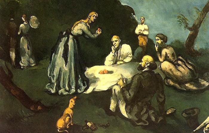 ポール・セザンヌ《草上の昼食》1871年