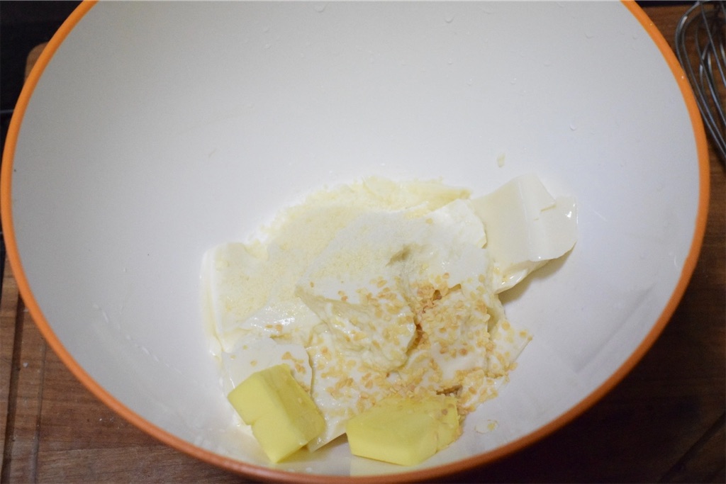 豆腐の冷製クリームパスタ〜冷奴パスタ