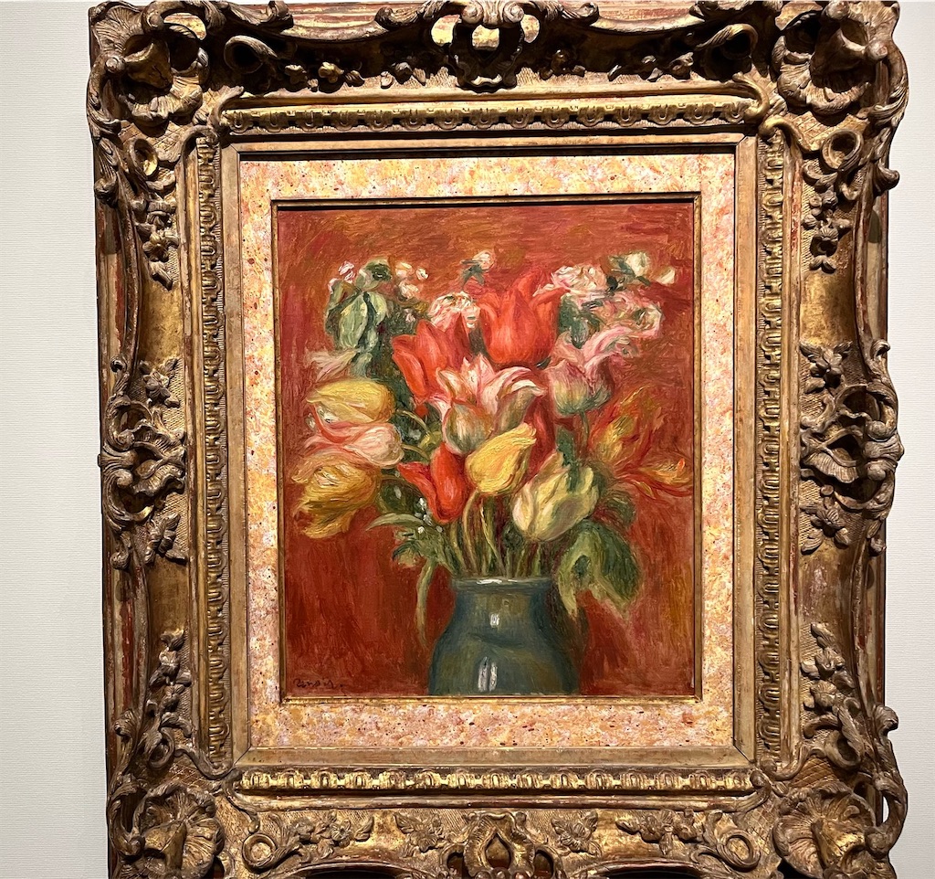 ルノアール《チューリップ》1905年頃 ,オランジュリー美術館