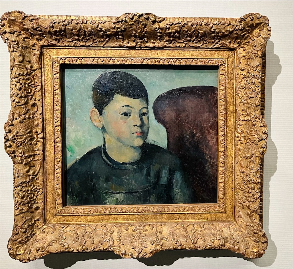 セザンヌ《画家の息子の肖像》1880年頃,オランジュリー美術館