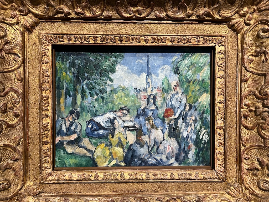 ポール・セザンヌ《草上の昼食》1876-1877年,オランジュリー美術館