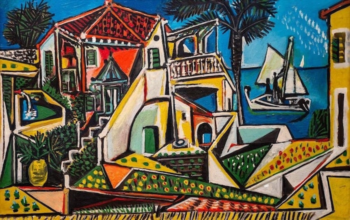 《地中海の風景》1953年、アルベルティーナ美術館