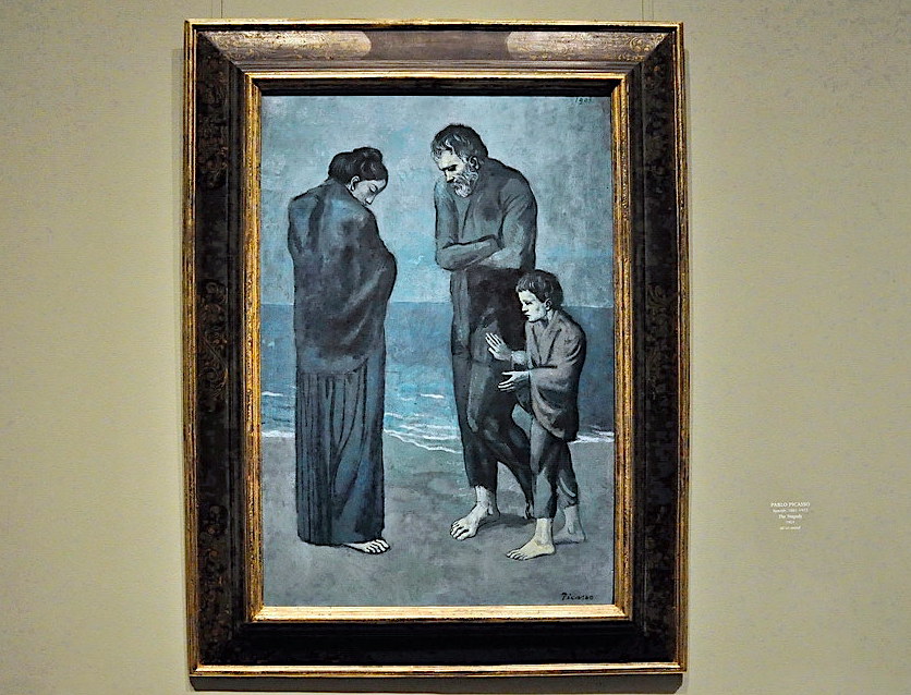 パブロ・ピカソ《悲劇》青の時代に描かれた母なる照明 - アートの聖書
