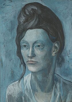 《髪の兜をかぶった女性》1904年、シカゴ美術館