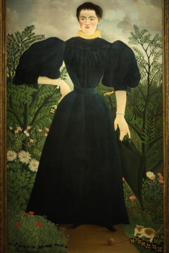 《黒い服の婦人》1897年、オルセー美術館