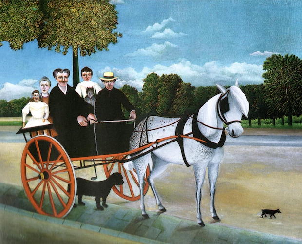 アンリ・ルソー《ジュニエ爺さんの馬車》〜曇り空を晴らす画家、小さな