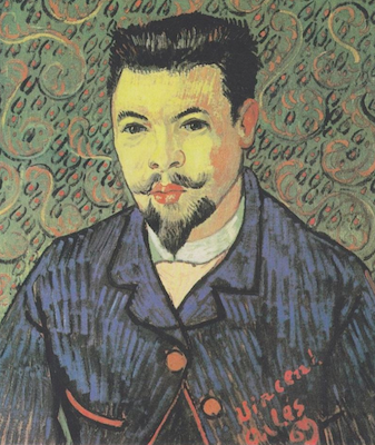 ゴッホ《フェリックス・レーの肖像》1889年1月、プーシキン美術館