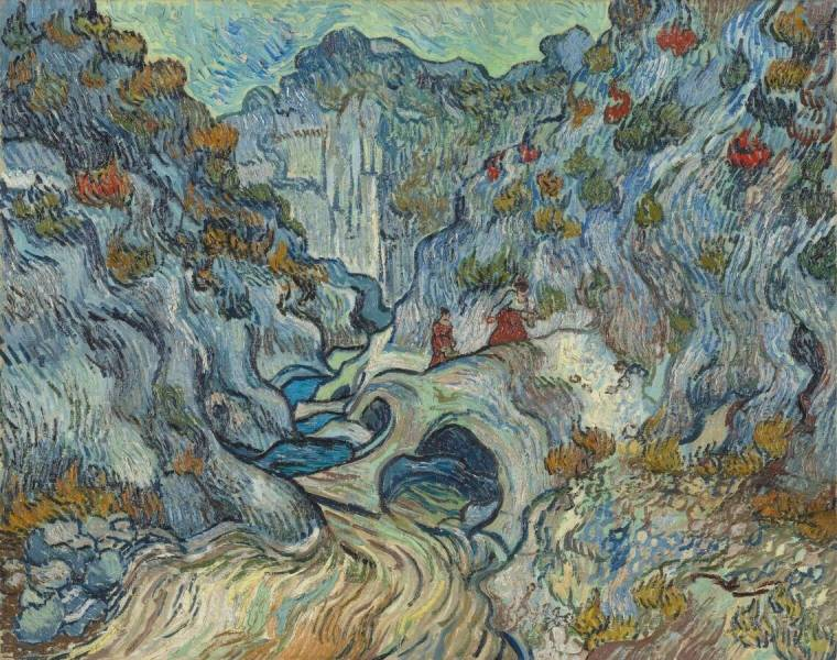 《渓谷》1889年12月、クレラー・ミュラー美術館