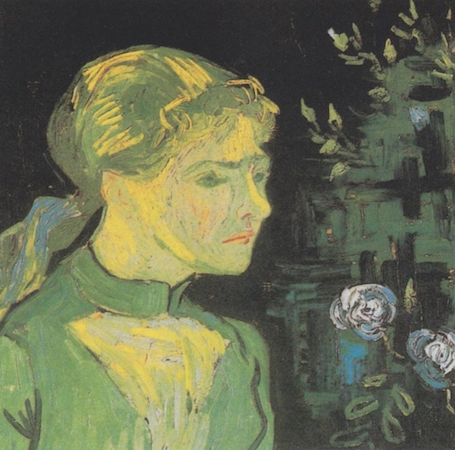 ゴッホ《アデリーヌ・ラヴーの肖像》1890年6月、クリーブランド美術館