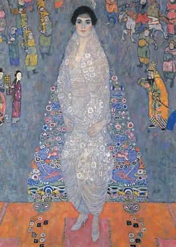 グスタフ・クリムト 女性像 油彩画 ゴールドフレーム グスタフ・クリムト 女性像 油彩画 ゴールドフレーム グスタフ