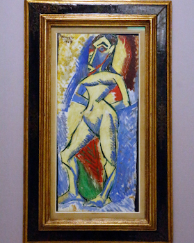 パブロ・ピカソ《ヌード》〜青い女、原始が立つ地球の記憶 - アートの聖書