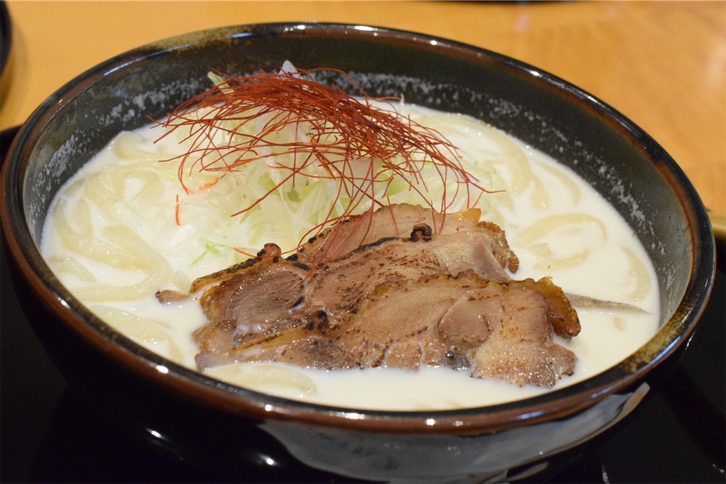 大和肉鶏の飛鳥鍋風うどん