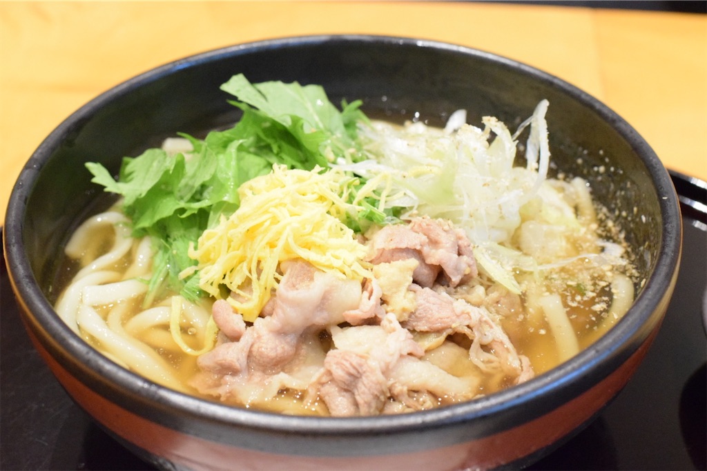 ヤマトポークのはりはりあんかけうどん