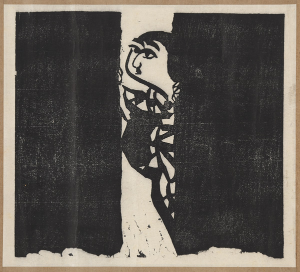 棟方志功《善知鳥板画巻「夜訪の柵」》〜闇が息をする、その刹那、黒の