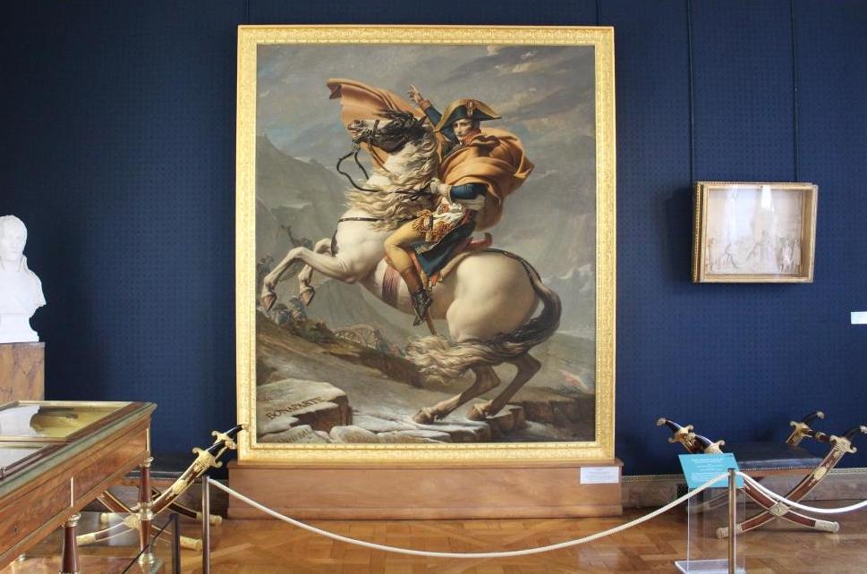 ジャック＝ルイ・ダヴィッド《サン＝ベルナール峠を越えるボナパルト