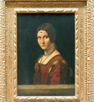 レオナルド・ダ・ヴィンチ《ラ・ベル・フェロニエール》（ミラノの