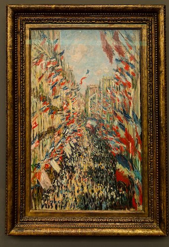 クロード・モネ《パリ、モントルグイユ街、1878年6月30日の祝日》