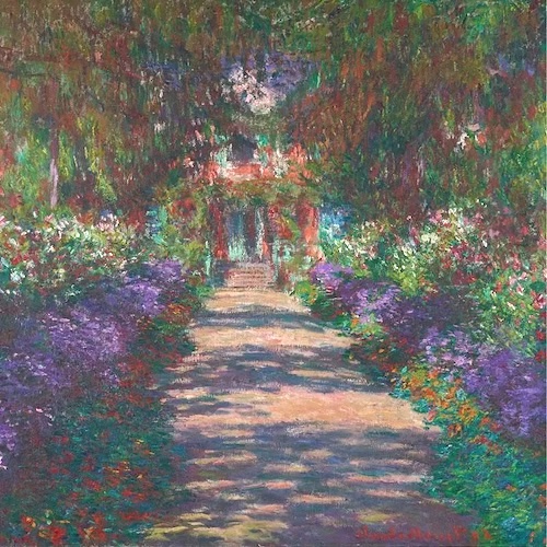 クロード・モネ、「The Flowering Arches,Giverny」 クロード・モネ《モネの庭の小道、ジヴェルニー》〜咲きすぎた楽園の