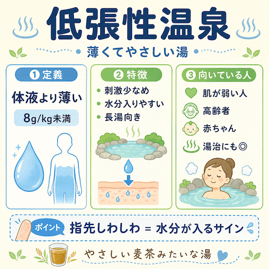 低張性温泉〜薄くてやさしい“癒やし系の湯”