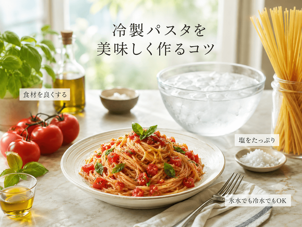 冷製パスタ美味しい作り方のコツ