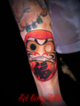 達磨・ダルマのタトゥーデザイン daruma tattoo