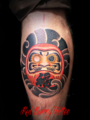 達磨・ダルマのタトゥーデザイン daruma tattoo