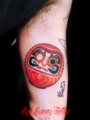 達磨・ダルマのタトゥーデザイン daruma tattoo