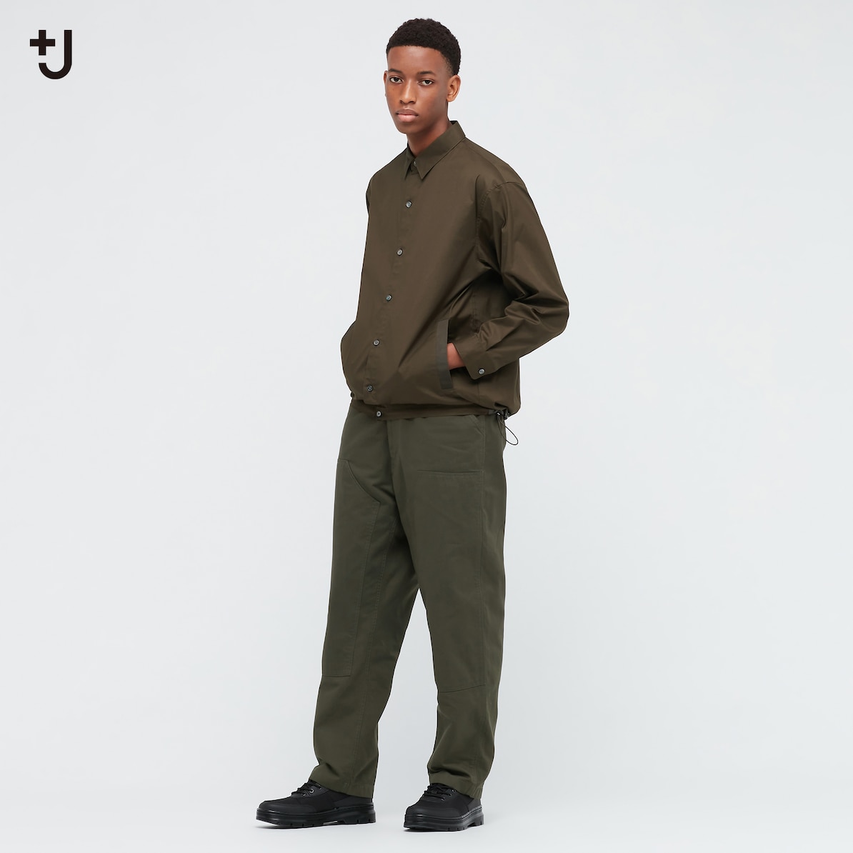 【完売商品】UNIQLO +J イージーワークパンツ ダブルニー ブラック