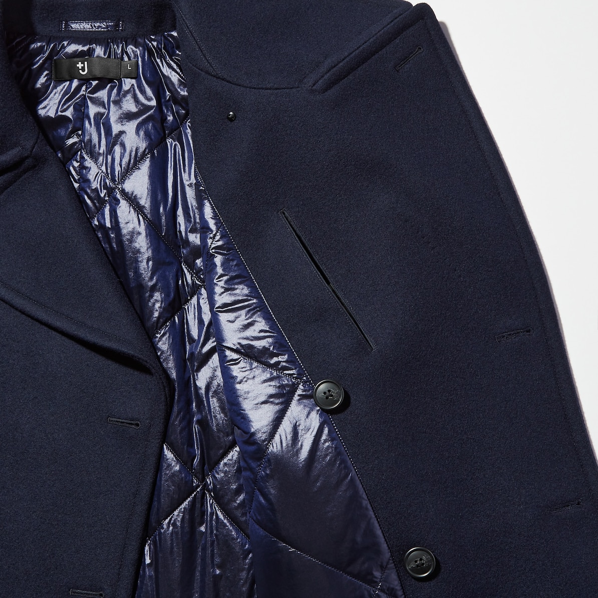 ユニクロ＋J「ウールブレンド・オーバーサイズピーコート」 - しょうの