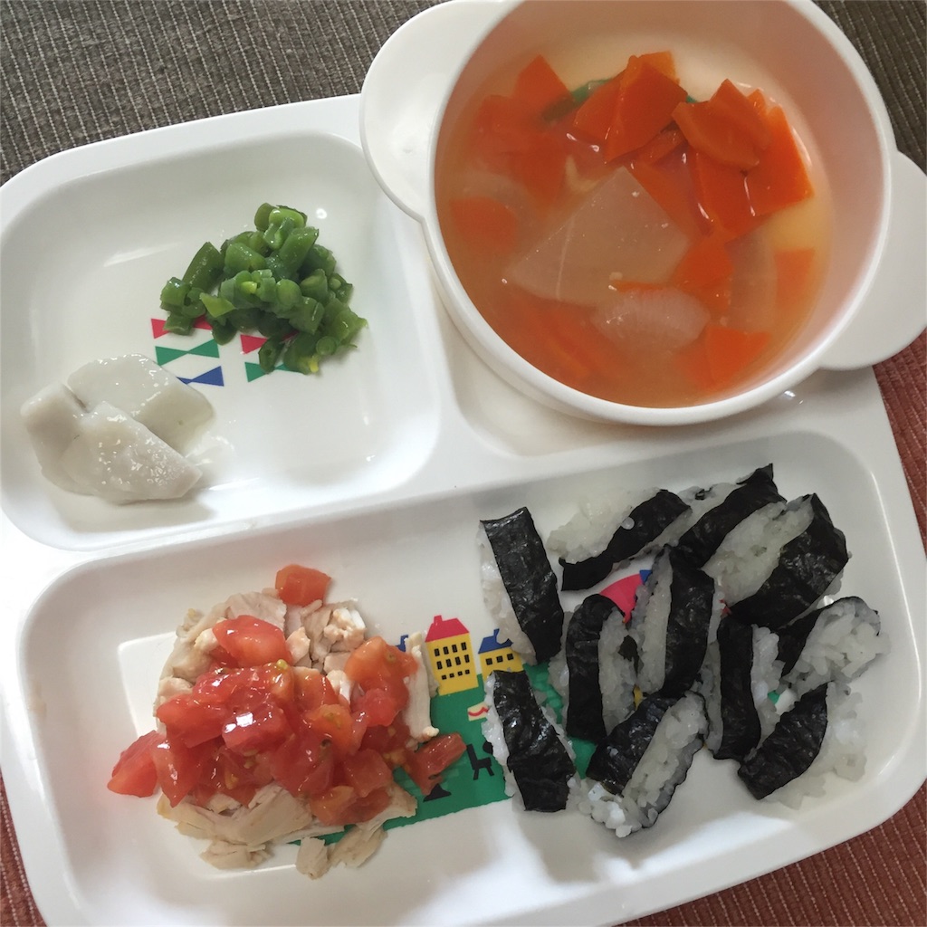 1歳4ヶ月ごはんの献立メニュー 離乳食完了期 ばなな日和
