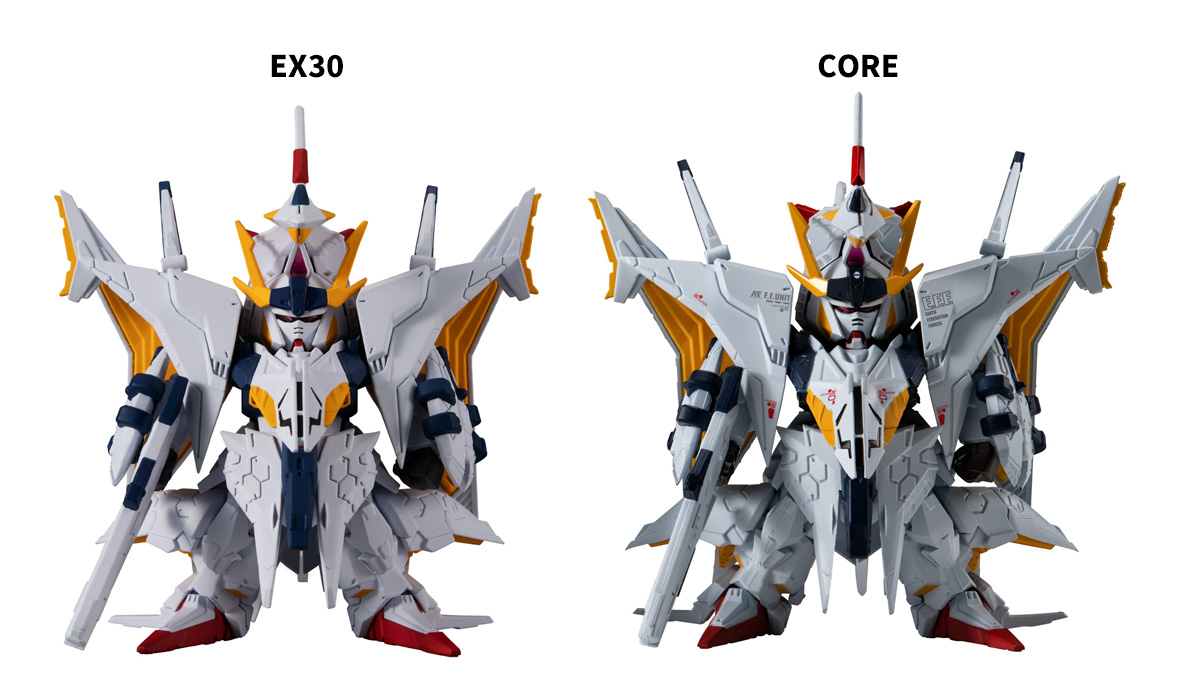 コンバージ クスィーガンダムEX 34 &ペーネロペーEX 30 2個セット FW GUNDAM CONVERGE CORE】マーキング&重塗装でクスィーと
