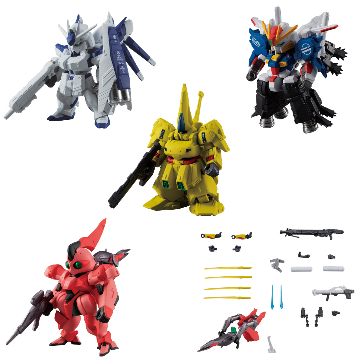ガンダム コンバージ プラス Hi-νガンダム(H.W.S.) 拡張パーツ付