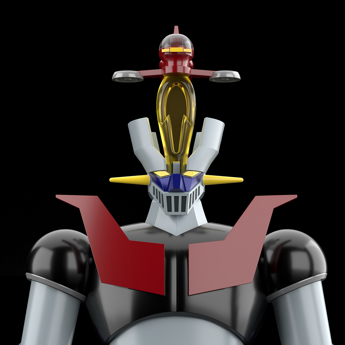 マジンガーZ 全高約30㎝ ソフビ パイルダー・オン再現 マジンガーZ