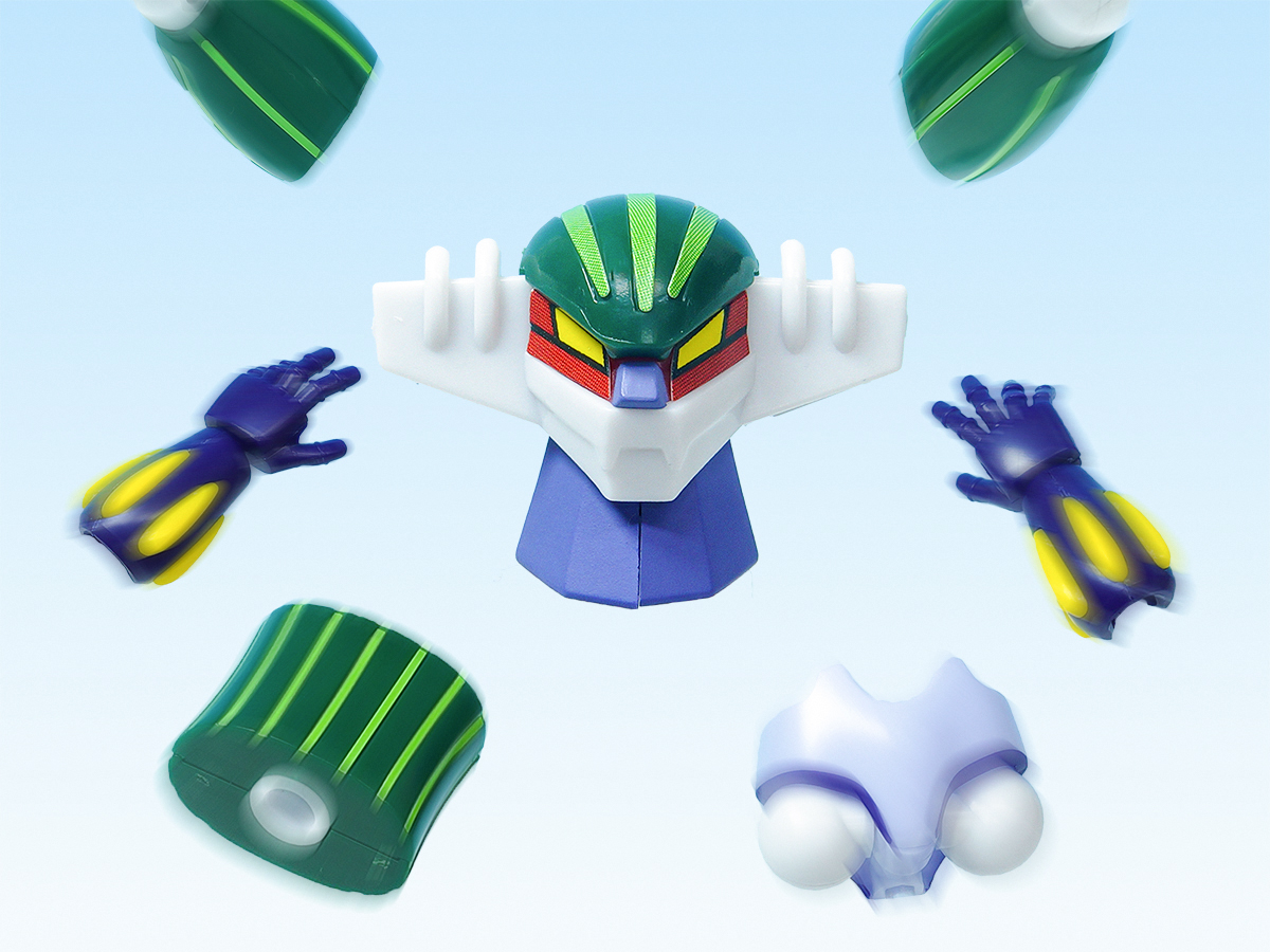 12月22日(月)発売「SMP [SHOKUGAN MODELING PROJECT] 鋼鉄ジーグ」製品