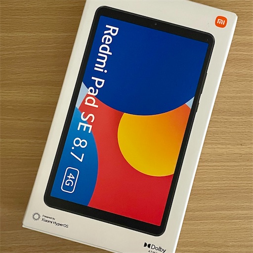 Xiaomi Redmi Pad SE 8.7 4G パッケージ画像