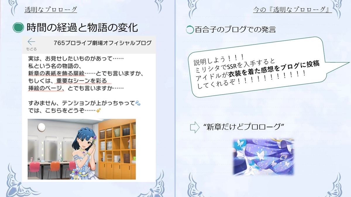 七尾百合子と『透明なプロローグ』のお話 - バーニンのブログ