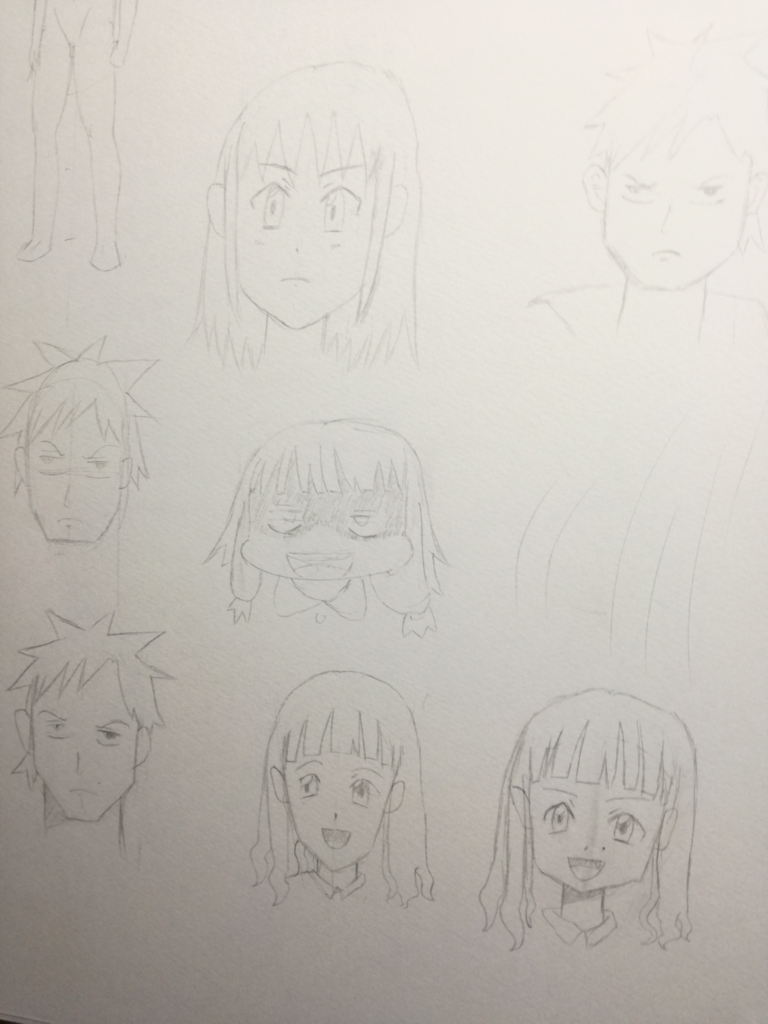 今まで練習した絵をのせてみる③ - ゆーべの創作ブログ