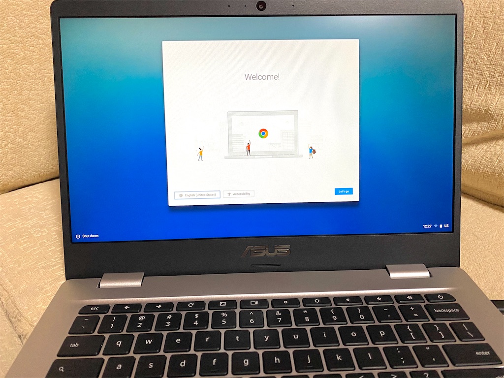 Asus C423na購入 はじめてのchromebook 釣りで一息