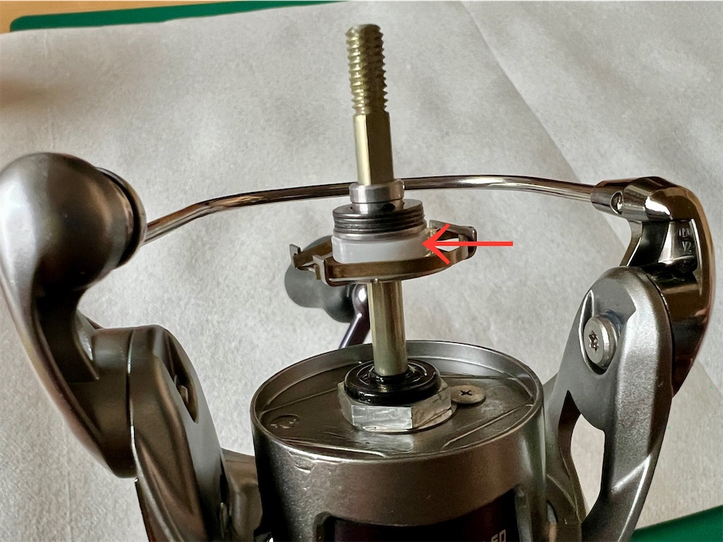 25カルディアにベアリング追加カスタム！ドラグ、ハンドルノブに追加し