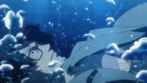 犀川先生海の中