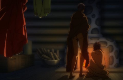 クリスマスおそ松さん・一松のお尻