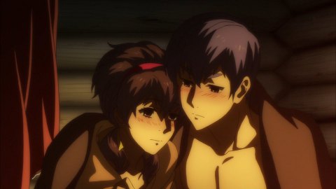 クリスマスおそ松さんトト子と一松