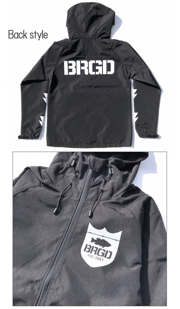 バスブリゲード】釣りだけではなく普段着でも活躍してくれる「BRGDロゴ