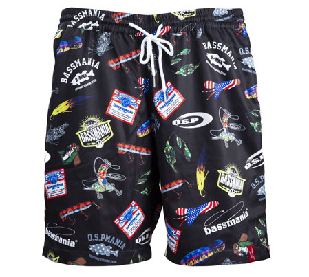 美品OSP×bassmania/オーエスピー×バスマニア総柄ハイブリッドショーツ オーエスピー バスマニア コラボ ハイブリッドショーツ OSP